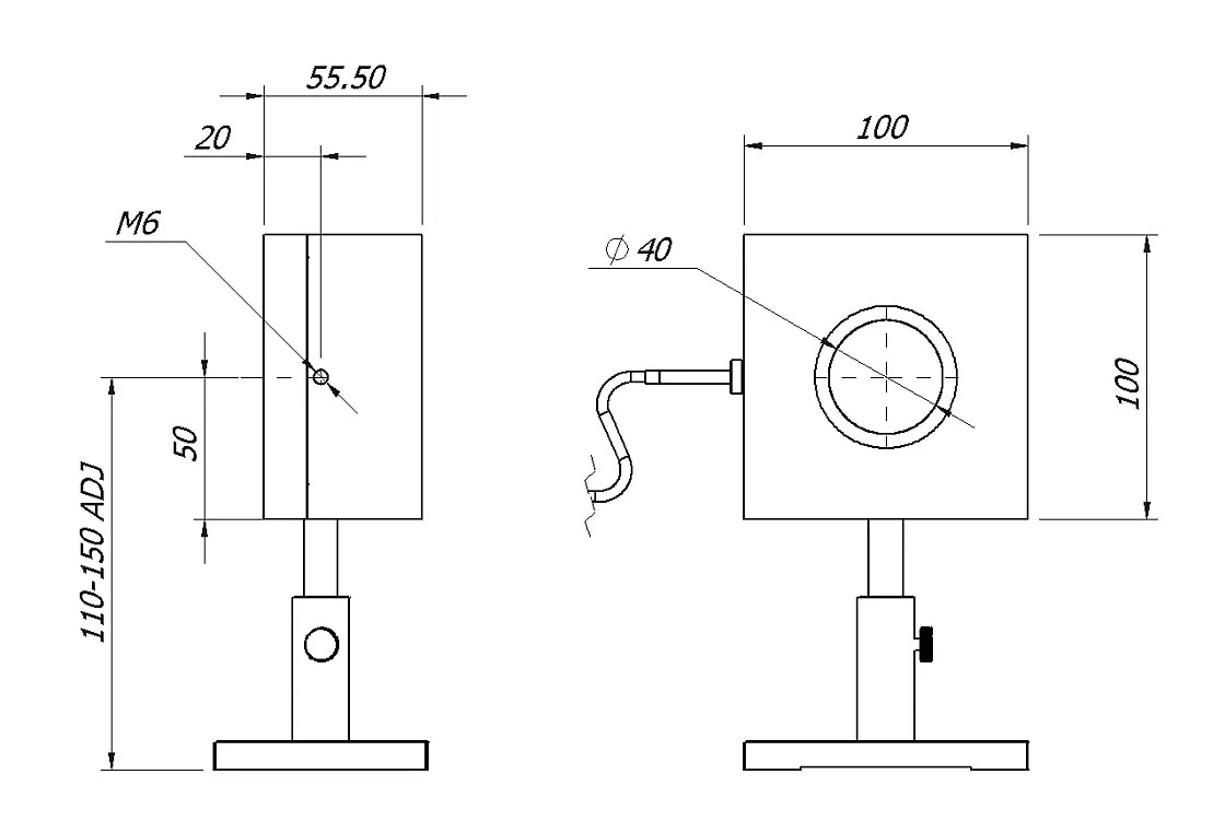 Sensor potencia y energía láser MLP-20-BB-D40