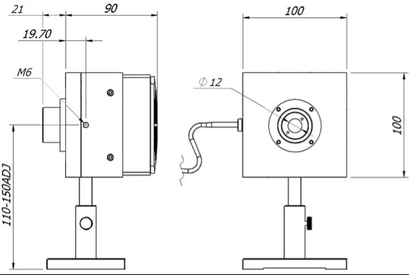 Sensor potencia láser MLP-A-200-D12-SHC-L