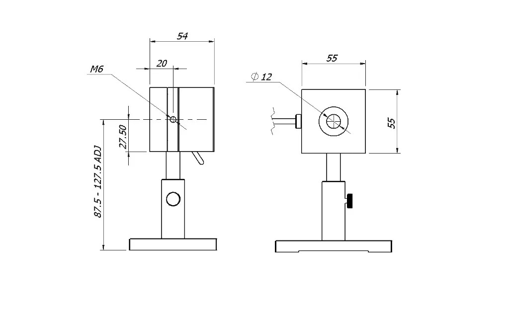 Sensor potencia y energía láser MLP-A-10-D12-HPB