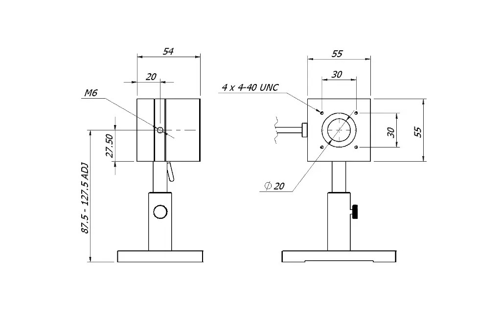 Sensor potencia y energía láser MLP-A-10-D20-BBF