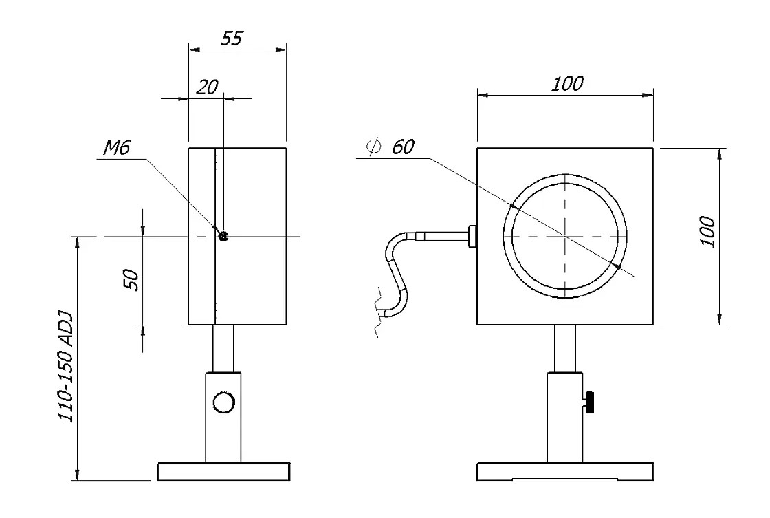 Sensor potencia y energía láser MLP-A-40/200-D60-HPB