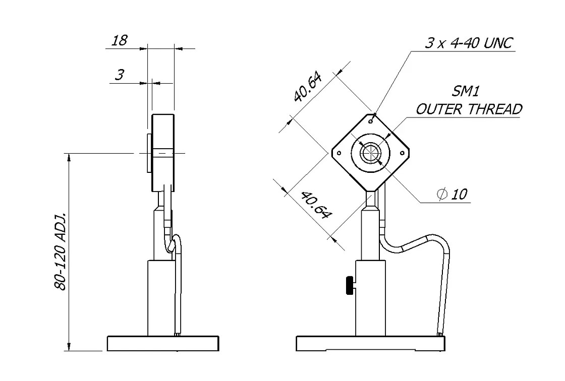 Sensor potencia y energía láser MLP-A-5-D12-BBF